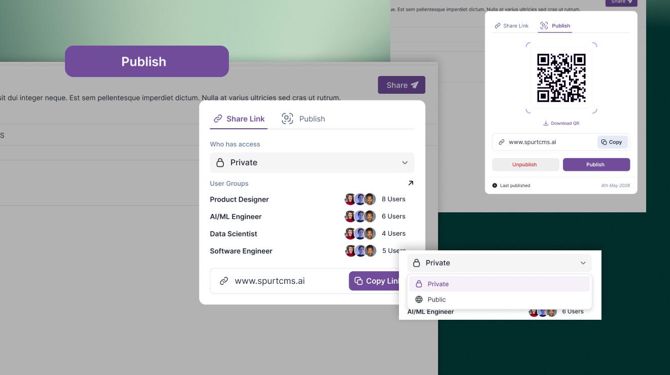 Publish Dashboard